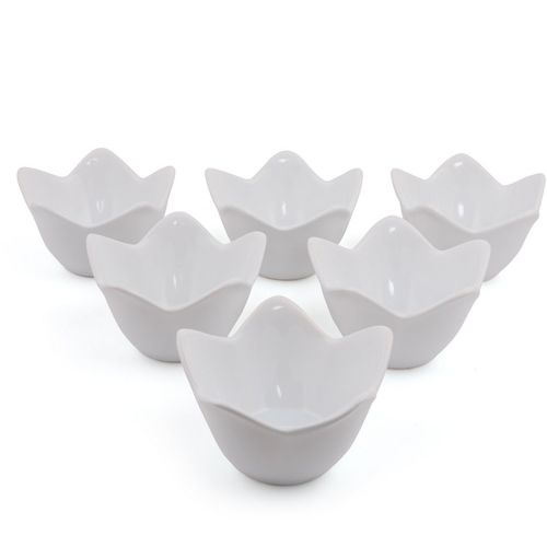 Hermia Concept Set zdjelica (6 komada), White Lily Cookie 12 Cm 6 Pieces slika 2