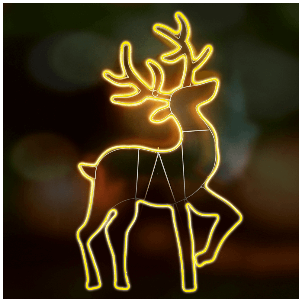 home Dekorativna rasvjeta, LED neonska figura, jelen - NEON 4 slika 1