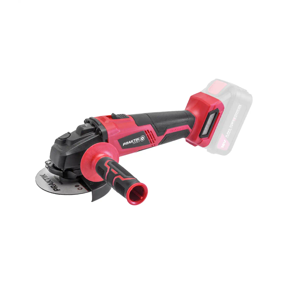 Praktik - Akumulatorska ugaona brusilica 115 mm 18V BRUSHLESS PTQ029 slika 1