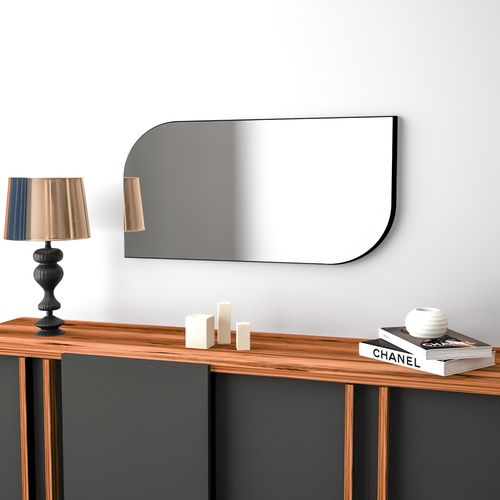 Lume - Black Black Decorative Chipboard Mirror slika 1