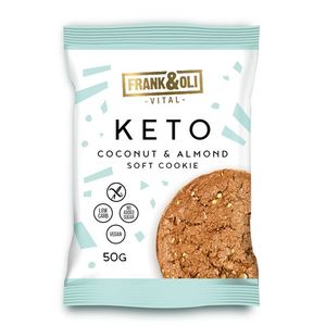 Frank&oli bezglutenski keto keks kokos-badem 50g