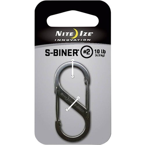 NITE Ize NI-SB2-03-11 karabiner  S-Biner Gr. 2  50 mm x 22 mm  1 St. slika 1