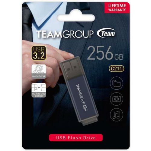 TeamGroup 256GB C211 USB 3.2 BLUE TC2113256GL01 slika 4