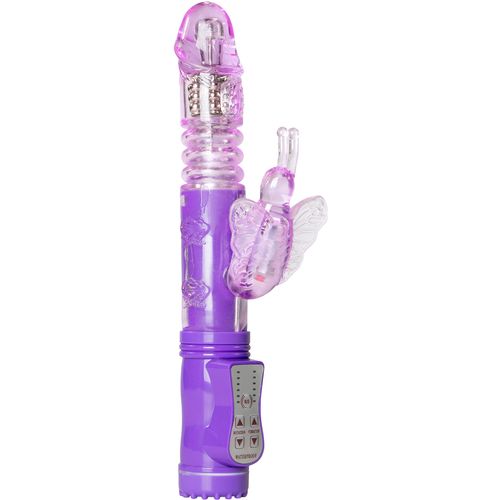 Rabbit vibrator Easytoys Butterfly - ljubičasti slika 1