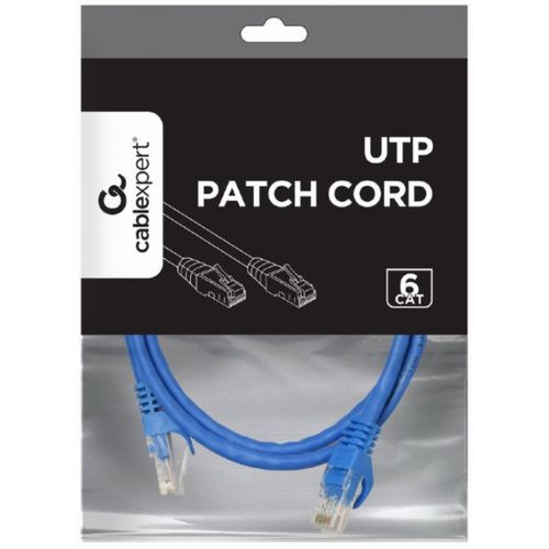 PP6U-1M/B Gembird Mrezni kabl, CAT6 UTP Patch cord 1m blue slika 2