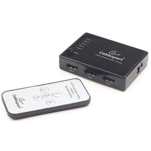 DSW-HDMI-53 Gembird HDMI interface SWITCH, 5ports, remote slika 1