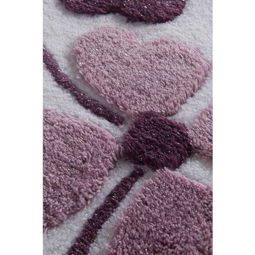 Kırcicegi - Pink Multicolor Acrylic Bathmat Set (2 Pieces) slika 5