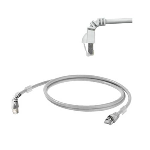 Weidmüller 1233160020 RJ45 mrežni kabel, Patch kabel cat 6a S/FTP 2.00 m siva UL certificiran 1 St. slika 1