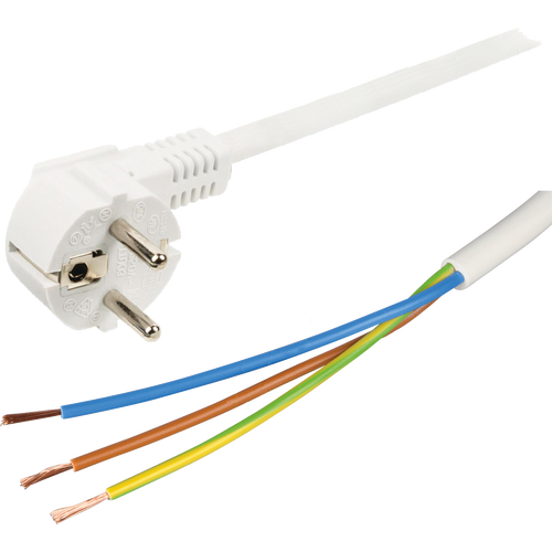 home Produžni kabl,3 utičnice, prekidač, 1.0mm², 1,5 met, bijeli - NV 3K/WH slika 2