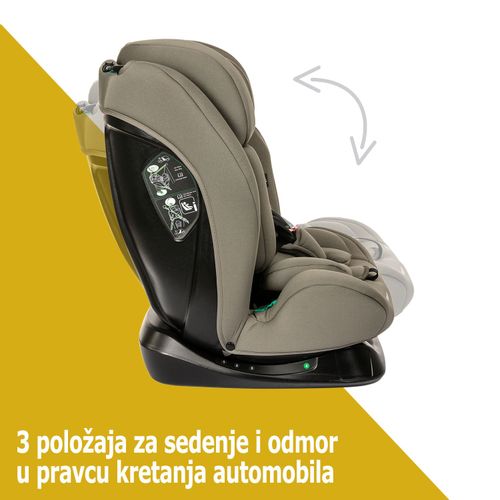 Kiddocare Hero Autosedište Light Grey  40-150cm slika 6