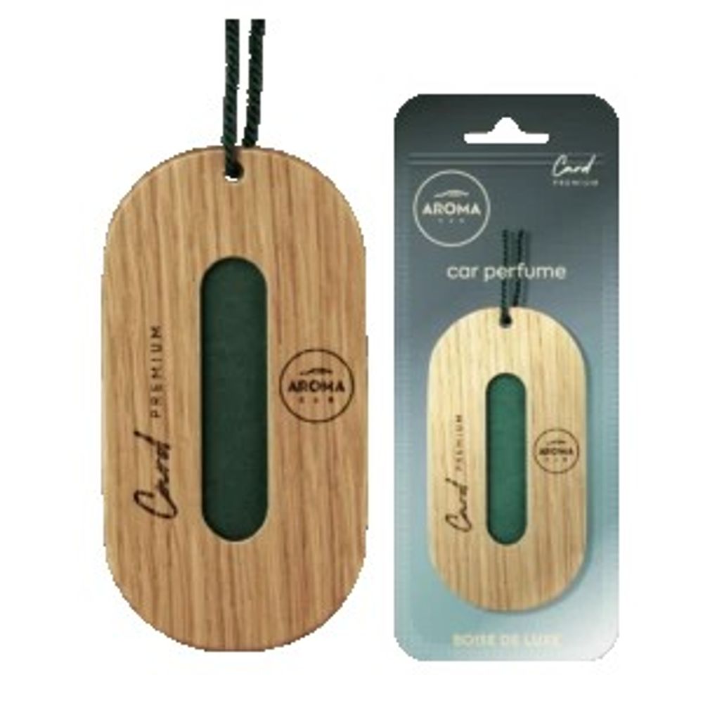 Aroma Car Miris za auto PREMIUM WOOD CARD - DE LUXE slika 1