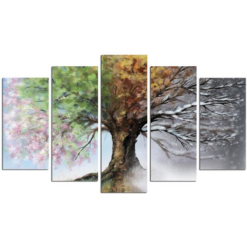 5DMDF-6 Multicolor Decorative MDF Painting (5 Pieces) slika 2