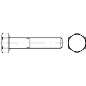 TOOLCRAFT TO-5442615 vijak s šesterokutnom glavom 50 mm 83 mm vanjski šesterokutni 83931 čelik 50 St.