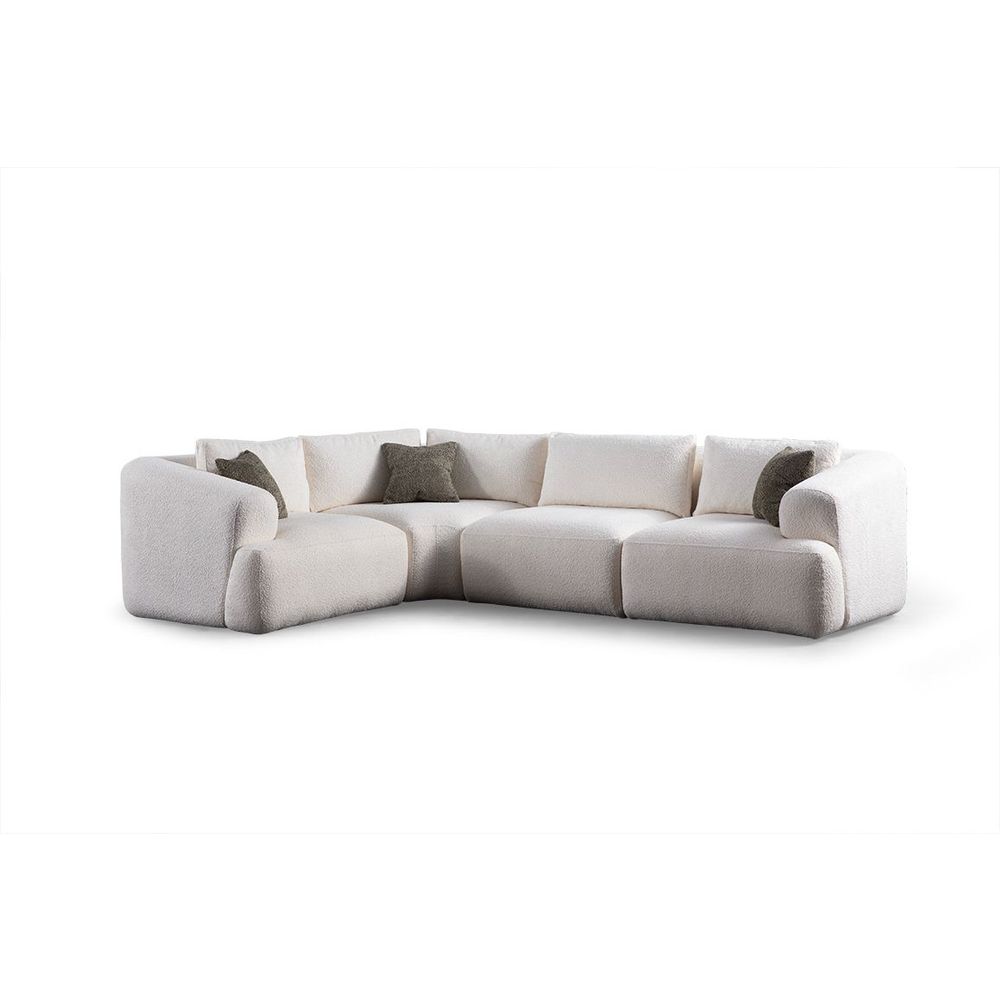 Ugaona Sofa Sofia (L1 + C + O1 + 1R) - bijela slika 6