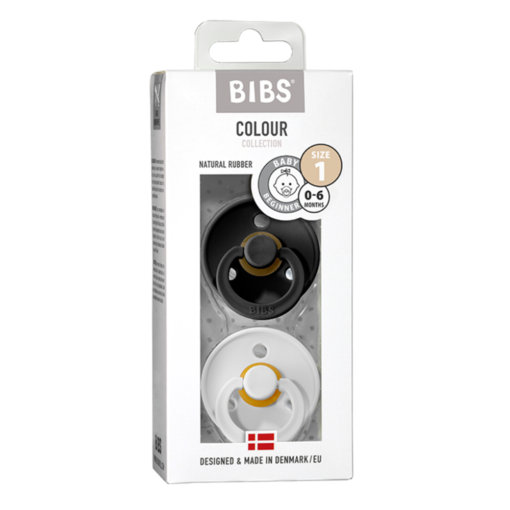 Bibs Duda varalica Colour Black & White 0-6mj (veličina 1), 2kom slika 6