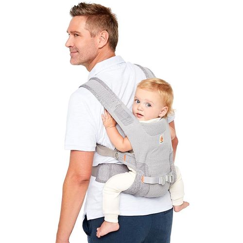 Ergobaby Aerloom Light Grey / Grey / Orange  slika 5