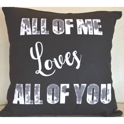 Jastuk Love black 40x40 2068 slika 1