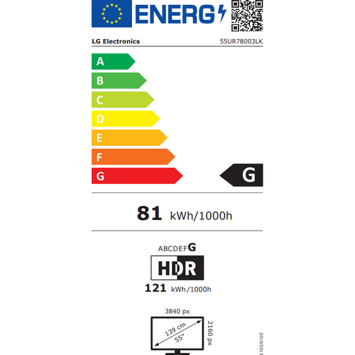 LG TV 55UR78003LK 55" LED UHD slika 2