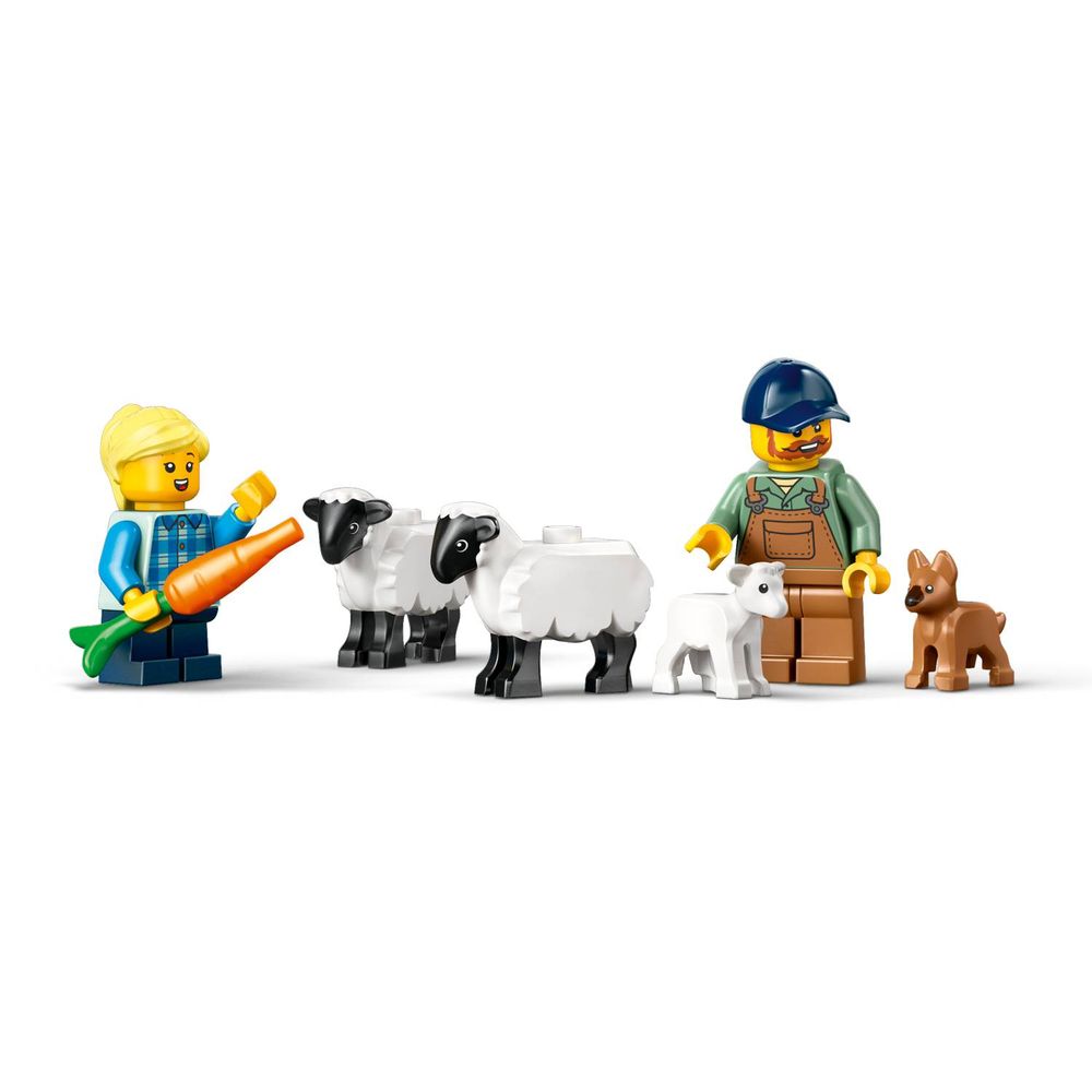 LEGO 60461 Crveni traktor sa prikolicom i ovcama slika 3