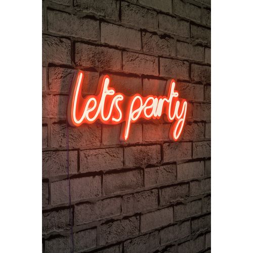 Wallity Ukrasna plastična LED rasvjeta, Lets Party - Red slika 9