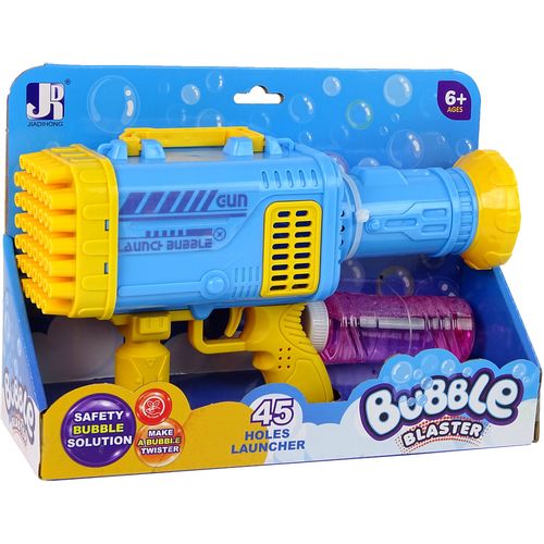 Pištolj za mjehuriće od sapunice - Plavo žuti slika 6