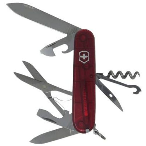 Victorinox Climber 1.3703.T švicarski džepni nož  Broj funkcija 14 crvena (prozirna) slika 3