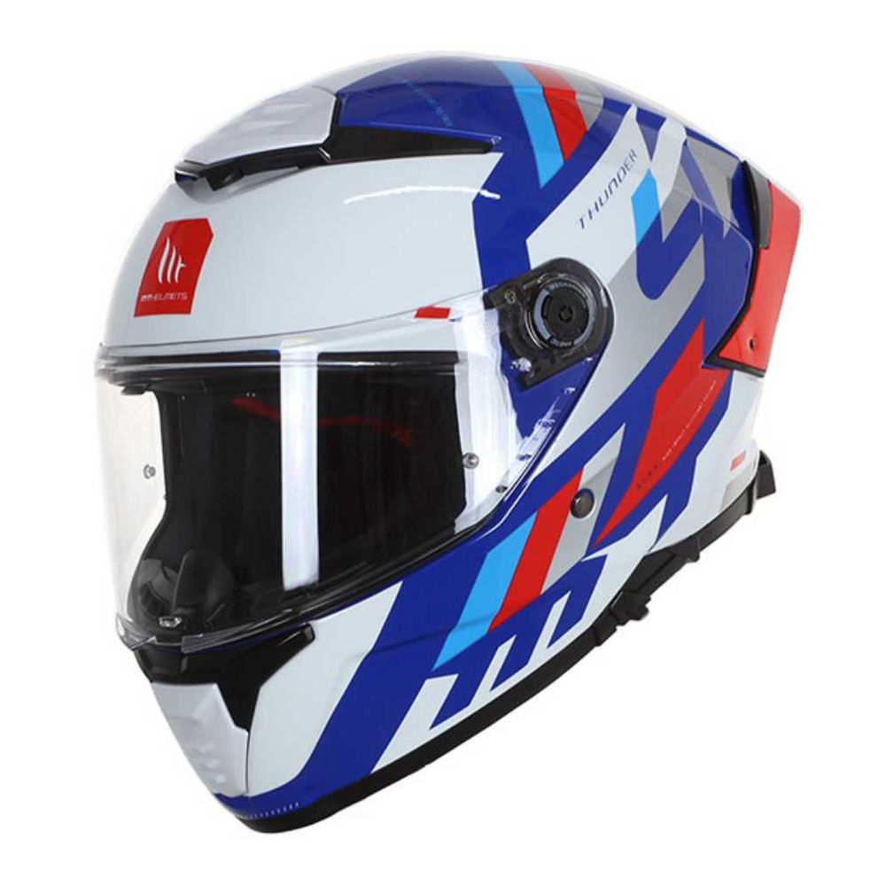 MT Helmets vizir za moto kacigu Thunder 4 SV Ergo C7 gloss pearl blue slika 1