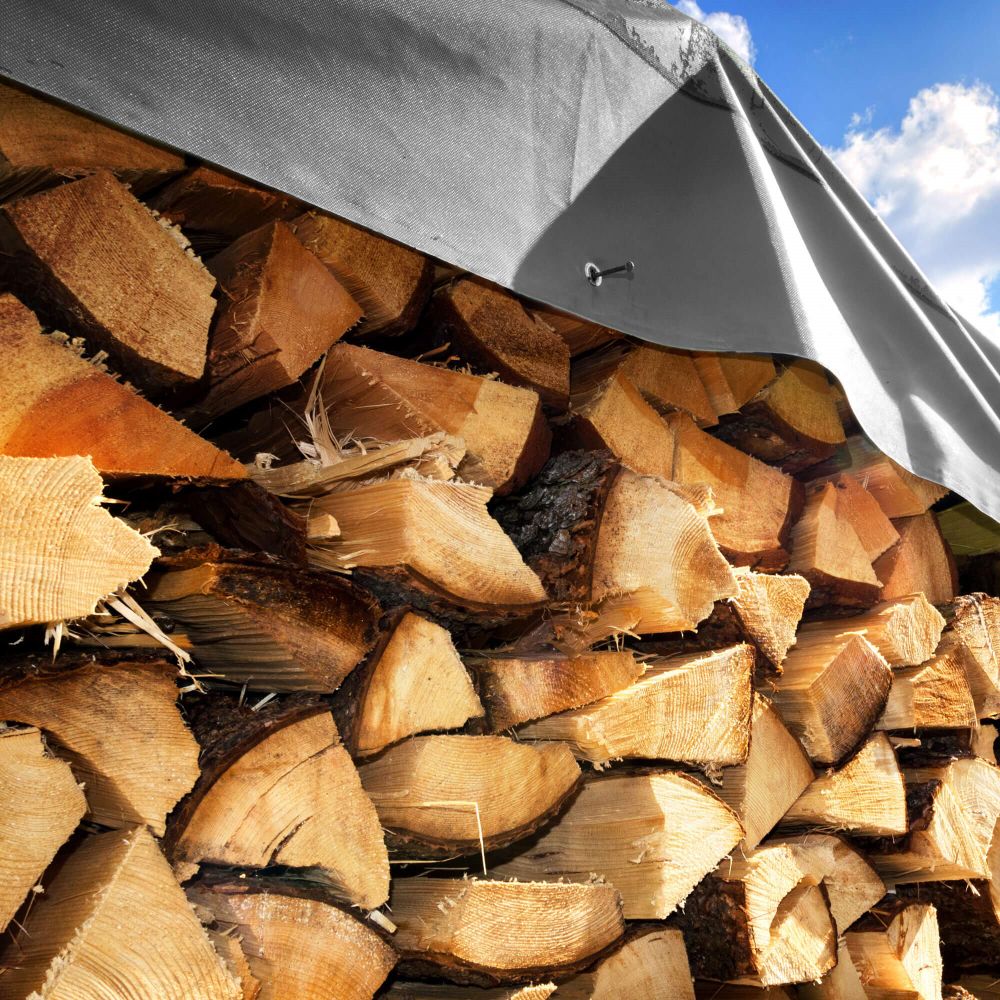 Cerada 6 × 8 m sivo-smeđa slika 2