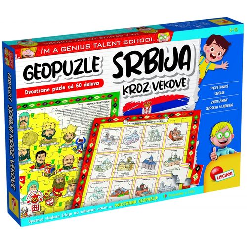 Mali Genije Geo Puzzle Srbija Kroz Vekove  slika 1