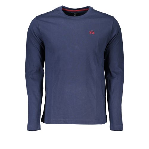 LA MARTINA MEN'S LONG SLEEVE T-SHIRT BLUE slika 1