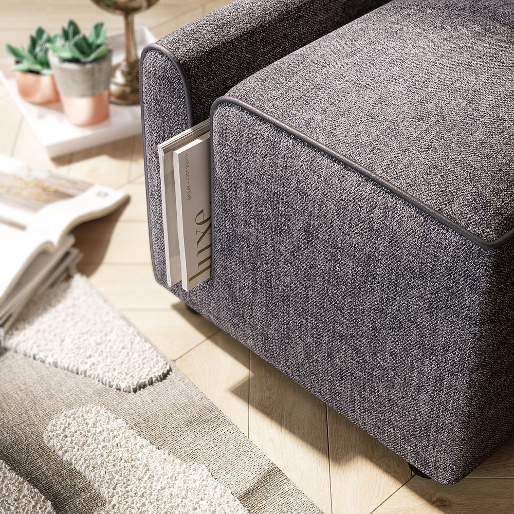 Paris - Sivi Pouf slika 4