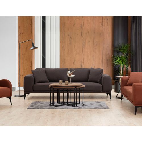 Kenzo 3 - Grey Grey 3-Seat Sofa slika 1