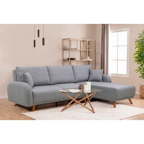 Hera 2 Ugao - Sivi Kutni Sofa-Krevet slika 3