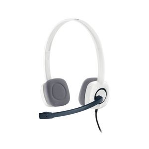 Logitech slušalice H150 Stereo Headset sa mikrofonom bele