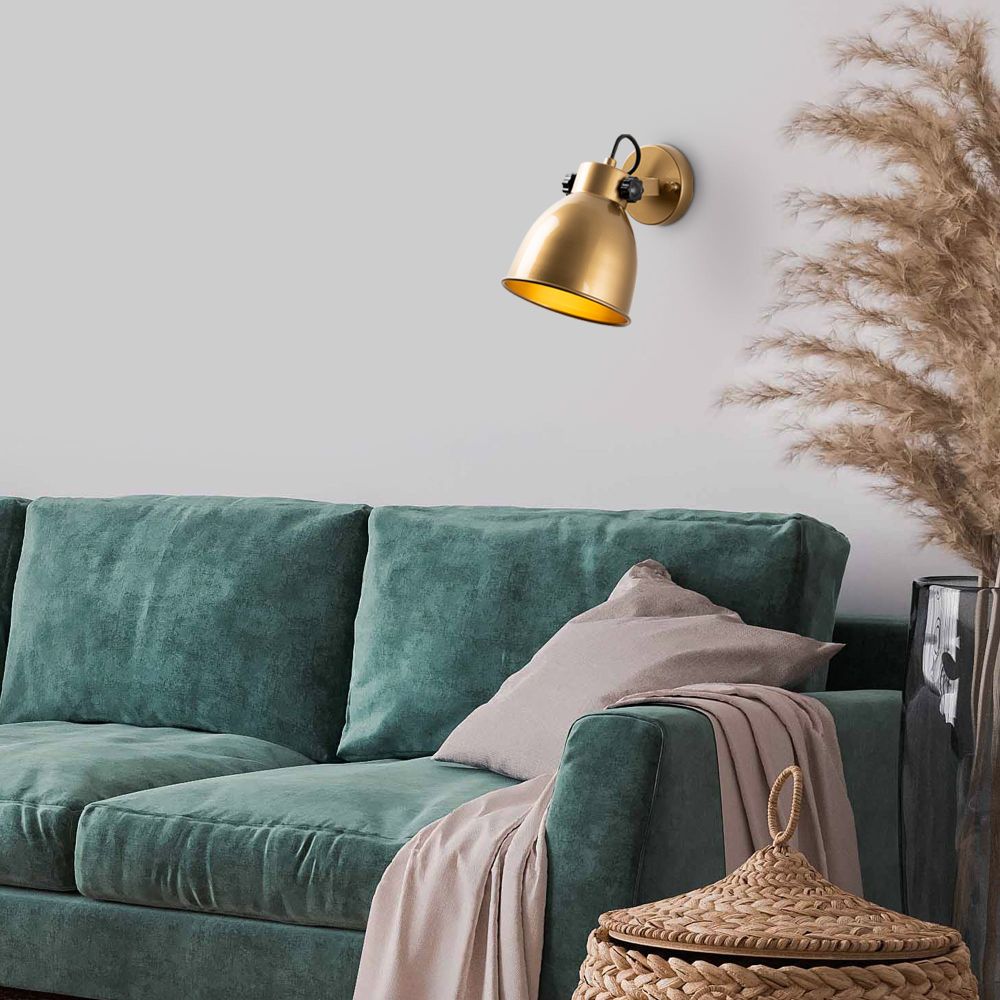 Zidna Lampa Spotkafası - 13792, boje: Zlato slika 3