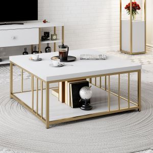 Zenn - White, Gold White
Gold Coffee Table