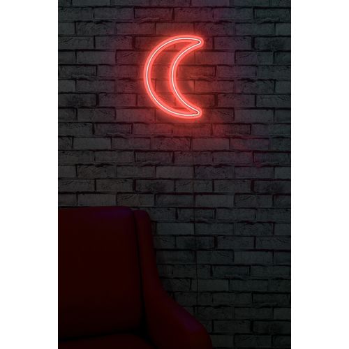 Wallity Ukrasna plastična LED rasvjeta, Crescent - Red slika 2