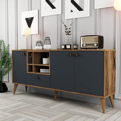 Napoli - Anthracite Anthracite
Walnut Console slika 2