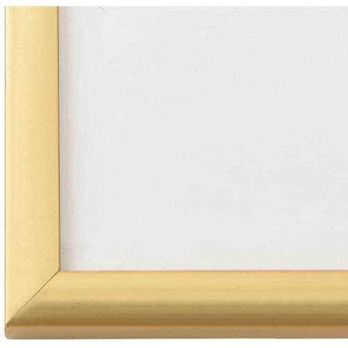 Okviri za fotografije 5 kom za zid ili stol zlatni 10x15 cm MDF slika 7