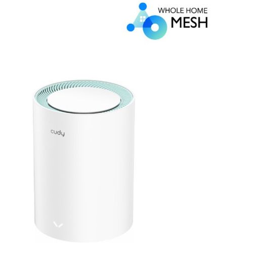 Cudy M1300 1-pack AC1200 Dual Band 2.4Ghz+5Ghz WiFi MESH, GiGABIT, 4x Antena 16MB/128DDR, 16/128mb slika 1