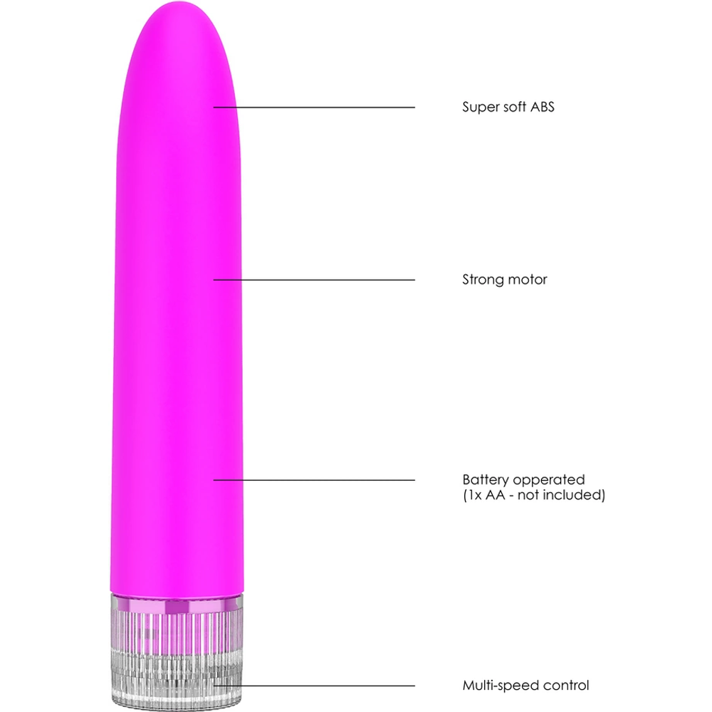 Luminous klasični vibrator roza slika 5