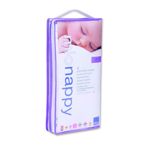 Nappy - Nježne pelene 5+ kg /  4 kom slika 1