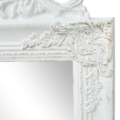 Samostojeće Ogledalo Barokni stil 160x40 cm Bijela boja slika 45