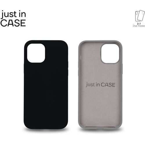 2u1 Extra case MIX PLUS paket CRNI za iPhone 12 slika 3