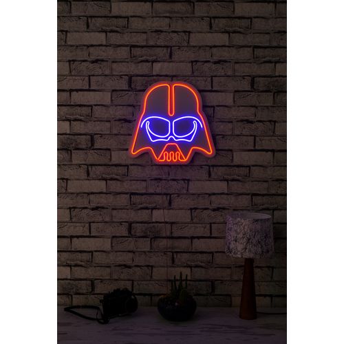 Wallity Darth Vader - Crveno/Plavo Dekorativno Plastično Led Osvetljenje slika 2