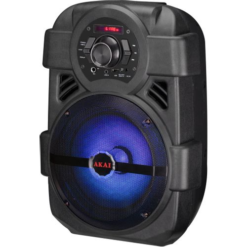 AKAI karaoke 10W, FM, BT, USB, LED svjeta, baterija, crni ABTS-808L slika 2