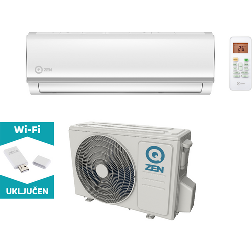 Qzen Start Inverter Plus WIFI klima uređaj 2,6 kW ZE-09WSE/ZE-09OSE + WIFI slika 1