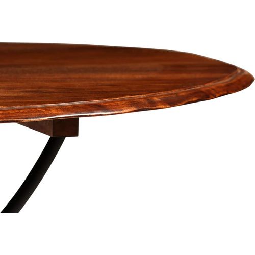 Blagovaonski stol 120x76 cm bagremovo drvo s premazom boje meda slika 25