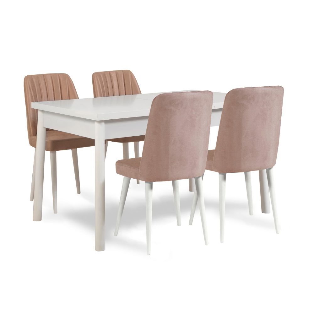 Costa White-Stone Set Stola i Stolica (5 Komada) slika 2