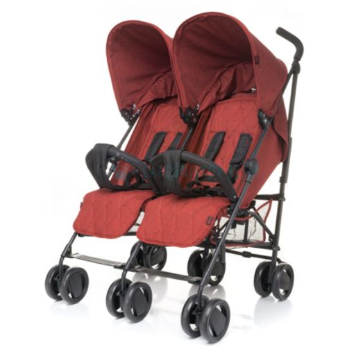 4Baby kolica za blizance Twins - Red slika 1